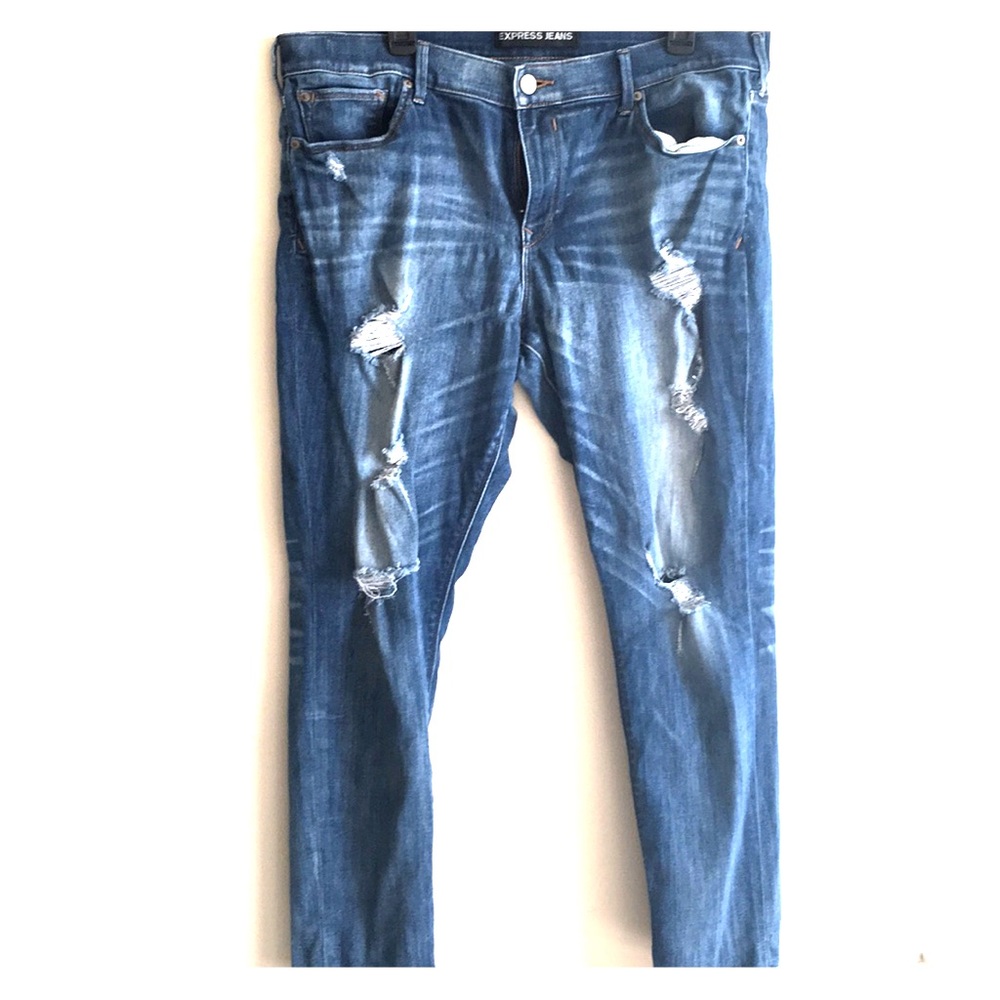 Express distressed jeans